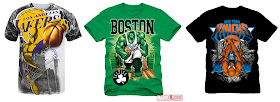 The Marvel x NBA Clothing Collection - Spider-Man Lakers, Hulk Boston Celtics & Spider-Man Knicks T-Shirts