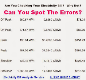 Electricity Bill Errors