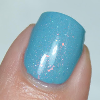 unicorn pee shimmer nail polish topper