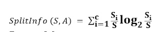 Rumus Split Info C4.5