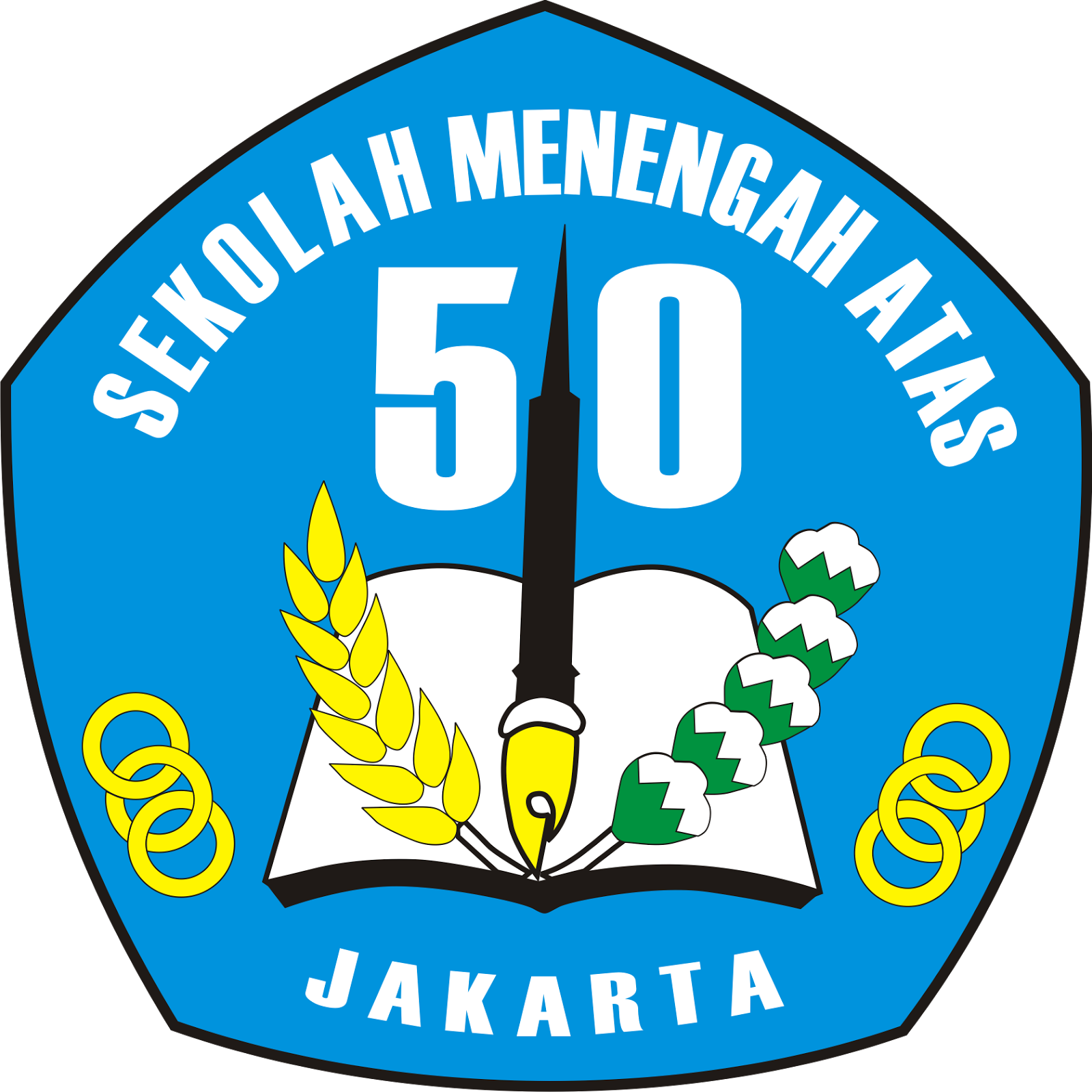 Masadafile: Logo SMA 50 Jakarta Timur