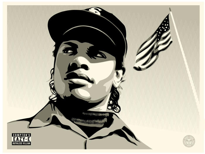 Comptonâ€™s Most Wanted Eazy-E Print by Shepard Fairey Release Details