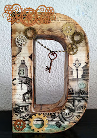 Letra_Steampunk_con_decoupage_Ideadoamano