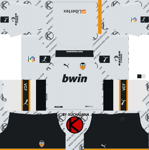Cd1b3c1946 Valencia Cf 2018 19 Kit Dream League Soccer Kits