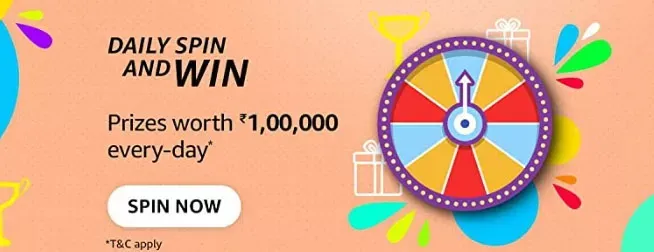 Amazon Daily Spin and Win