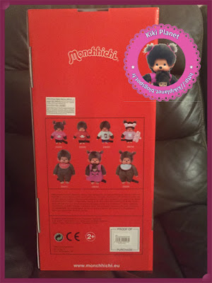 monchhichi fille 45cm 45 cm l size rainbow arc en ciel kiki géant vintage girl cute toys 