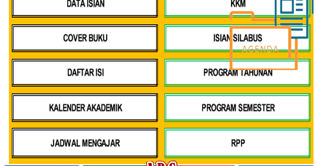 Perangkat Aplikasi Administrasi Guru Kelas Format Excel 