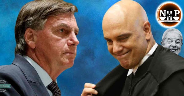  SEM DUVIDAS NENHUMA: Alexandre de Moraes quer me tirar da política, diz Bolsonaro 