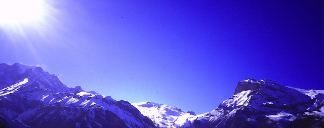 Eisriesen im Himalaya, Jomsom, Nepal Trekking