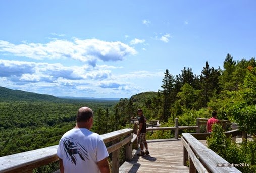 Overlook at Lake of the Clouds