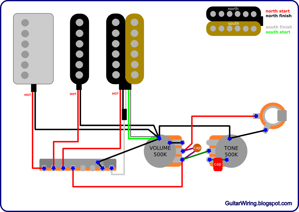The Guitar Wiring Blog - diagrams and tips: Ibanez RG With a PAF Humbucker - Wiring Diagram