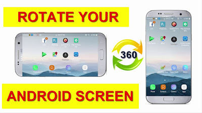 How to rotate Android Mobile screen in 360 Degree