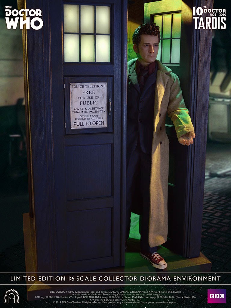 Pre Order 10th Doctor Tardis 1 6 Scale Figure Dioramas - doctor who the eleventh doctors tardis roblox