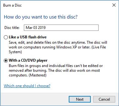 Cara burning CD di windows 10