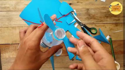 Cara Membuat Pesawat dari Botol  Aqua atau Pocari  Buat 