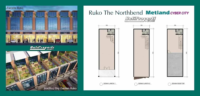 jual ruko northbend