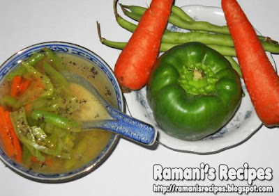 Lemon Pepper Soup - Ramani's Recipes © Ramani Ramaiah