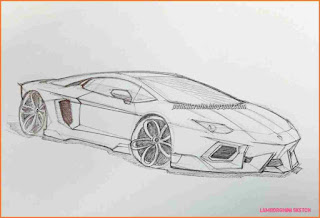 Lamboghini drawing adn sketches