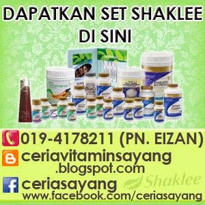 DAPATKAN SET SHAKLEE DI SINI