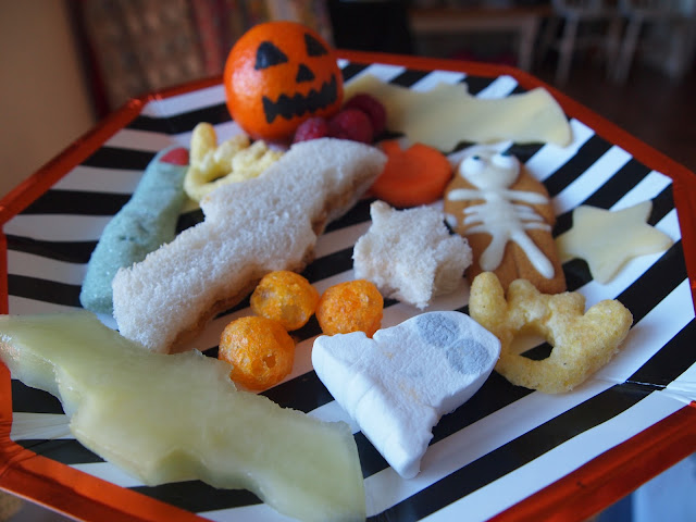 Halloween Party Buffet Plate for Kids