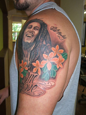 reggae tattoos. Bob Marley Tattoos Gallery