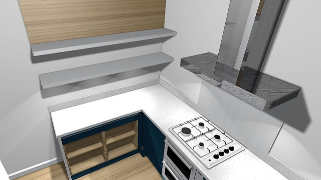 Painted handle-less kitchen design, Kree8 kitchens and bedrooms, Lancaster