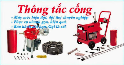 Thông tắc cống - hút bể phốt hiệu quả