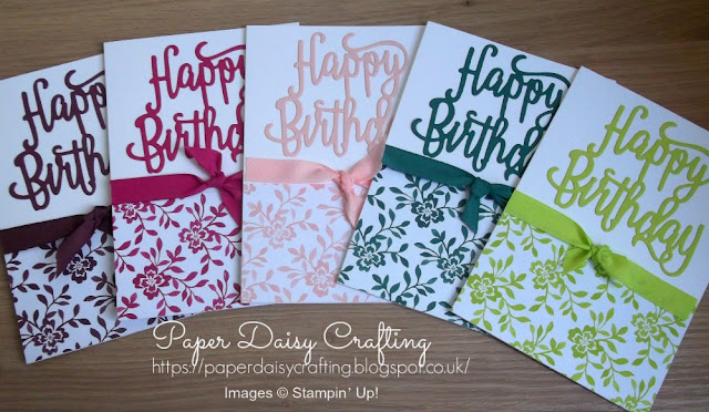 Fresh Florals DSP paper stack from Stampin Up