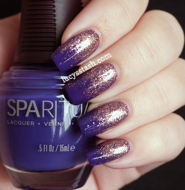 Lucy's Stash - SpaRitual Gradient manicure with Illume, Knowledge and Clarity