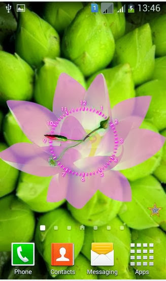 Lotus Flower Clock