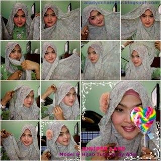 Tutorial Hijab Pashmina Sifon  Tutorial Hijab Cara Memakai Jilbab Kerudung