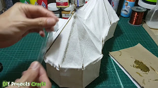 How to Build Realistic Diorama Medieval Military Tent
