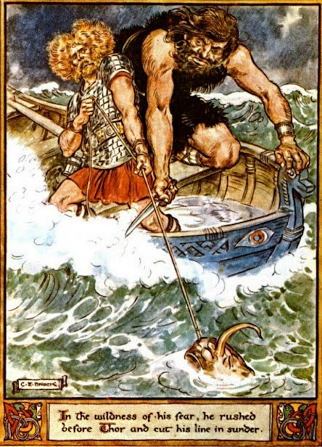 Тор и Хаймир идут на рыбалку. (1930) Чарльз Брок
