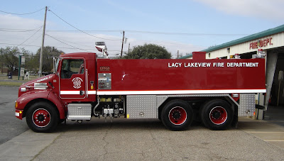 Lacy Lakeview Fire Department Truck