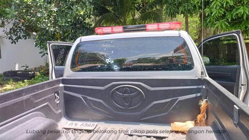 Dua anggota polis ditembak penyerang hendap di Yala