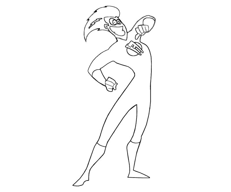 Printable Freakazoid 6 Coloring Page