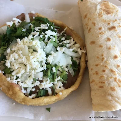 sope at Taco la Gardenia in San Antonio, Texas