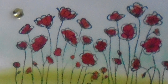 Craftyduckydoodah!, Painted Poppies, Susan Simpson UK Independent Stampin' Up! Demonstrator, Supplies available 24/7 from my online store, Water colour technique