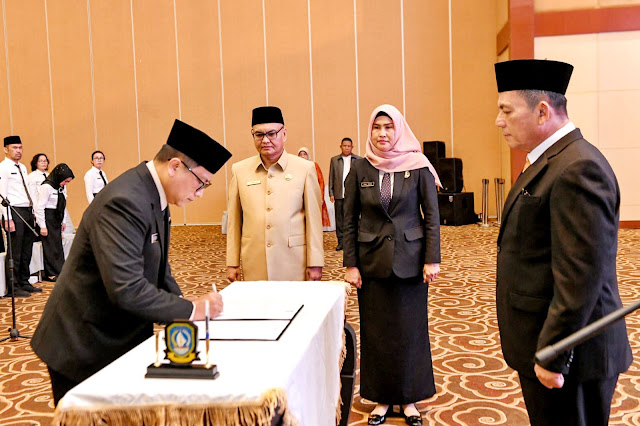 Gubernur Lantik 132 Pejabat Pemprov Kepri, Salah Satunya Hasan Tersangka Dugaan Pemalsuan Dokumen Lahan