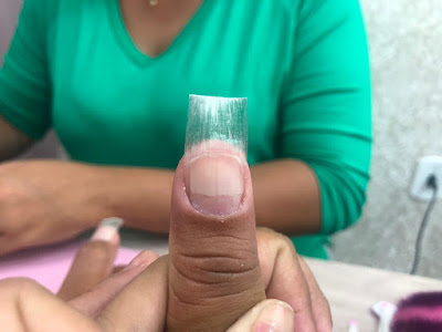 Unhas de fibra de vidro passo a passo 