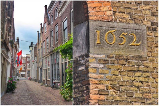 Callecitas – Pasaje con inscripción Anno 1652 en Dordrecht