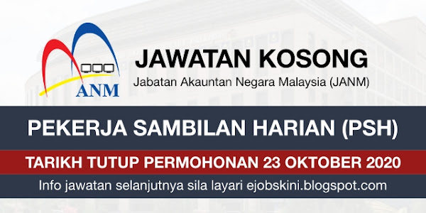 Jawatan Kosong JANM Oktober 2020