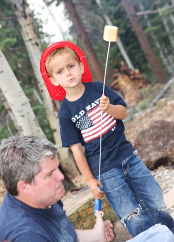 nate and his roasted marshmellow (1 of 1)