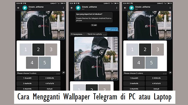 Cara Mengganti Wallpaper Telegram