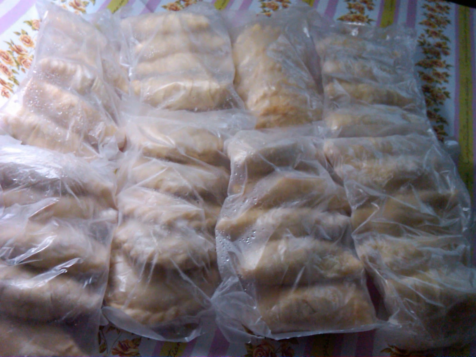 Salju 💠 kuih : Karipap pusing frozen