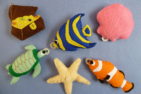 felt sea creature fishing game