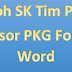 Contoh SK Tim Penilai PKG Format Word