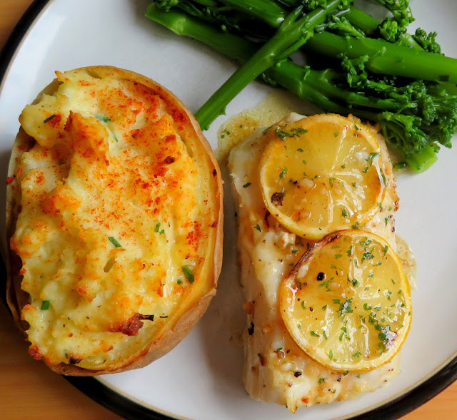 Lemon & Garlic Butter Baked Cod