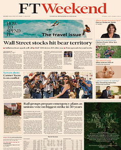 Financial Times 21 Or 22 May 2022