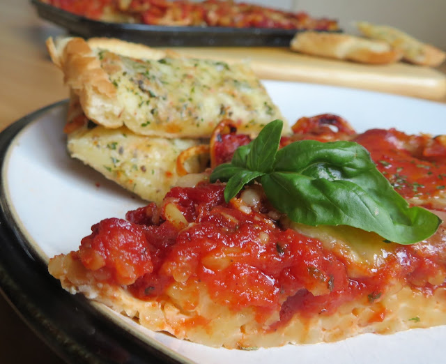Spaghetti Pizza for Two